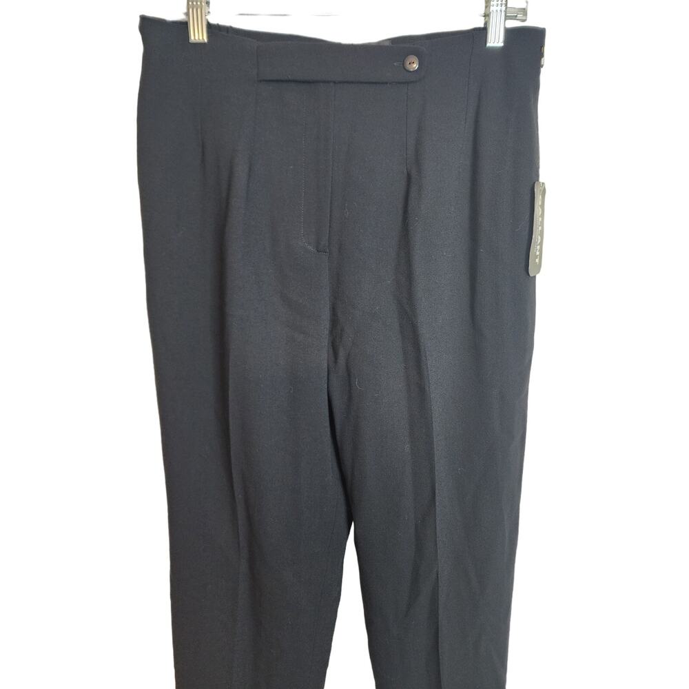 Gallant 100% Wool New with tags Black Dress Slacks, Size 12